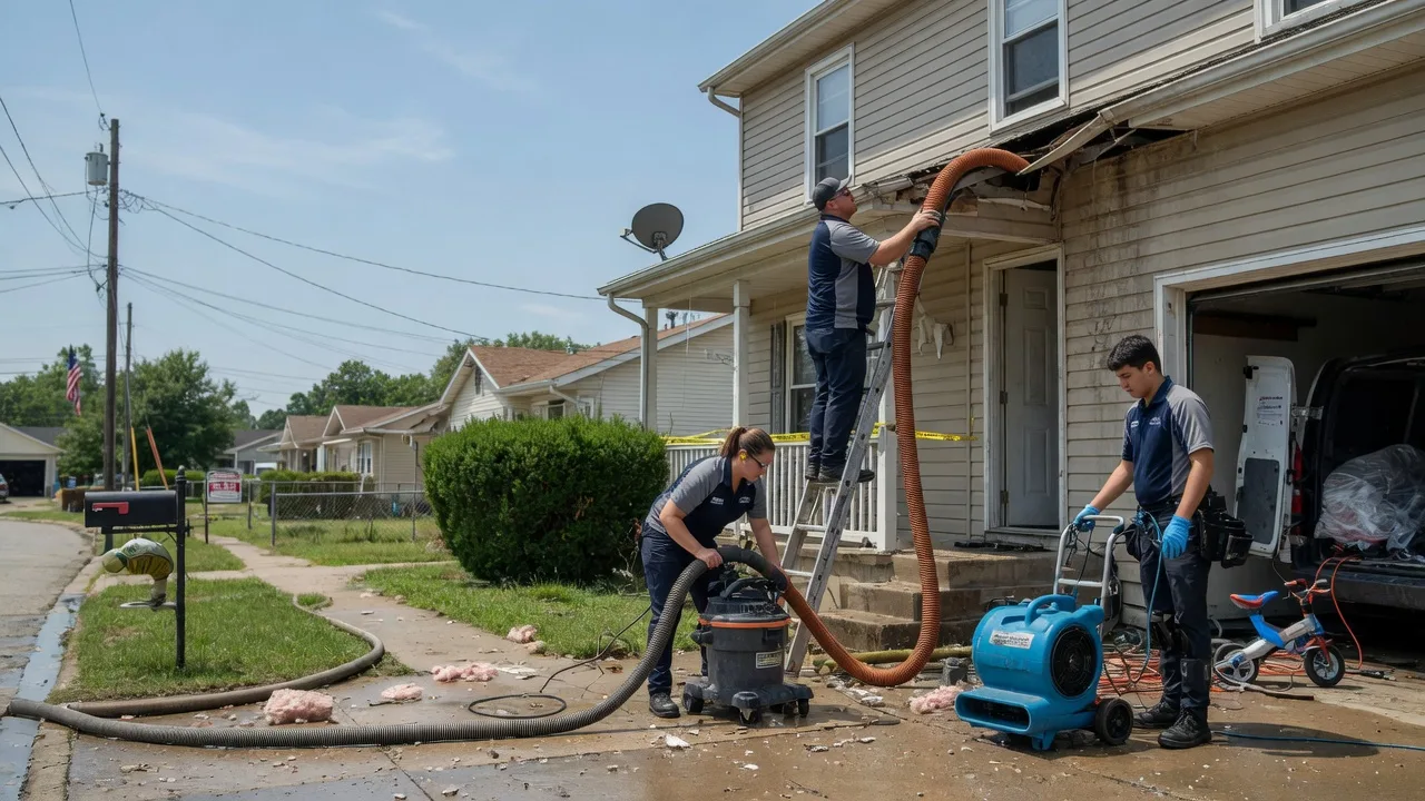 Water Damage Restoration in Hepler, KS near me